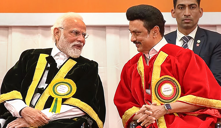 Narendra Modi and Stalin